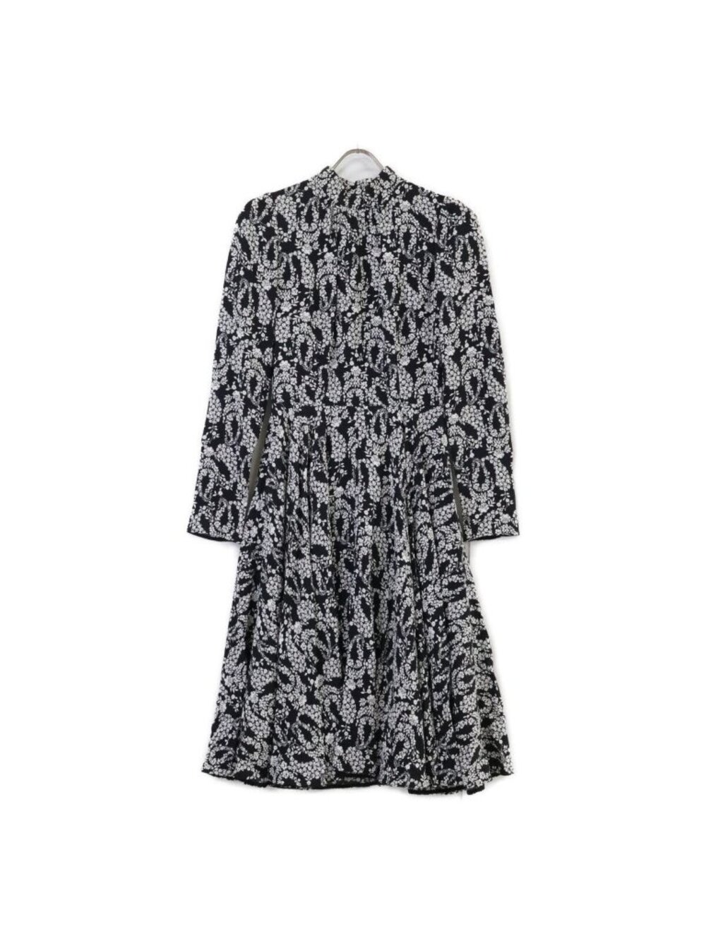 Dolce & Gabbana Black White Rayon Lining Silk Dress 38